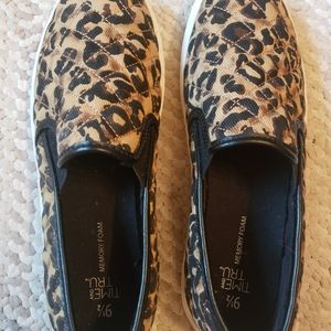 Leopard Slip on Sneakers